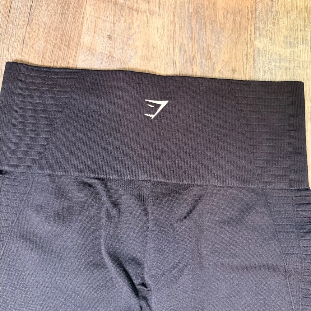 Gymshark Energy Seamless Leggings Black Yoga Sports Athleisure Workout Size S